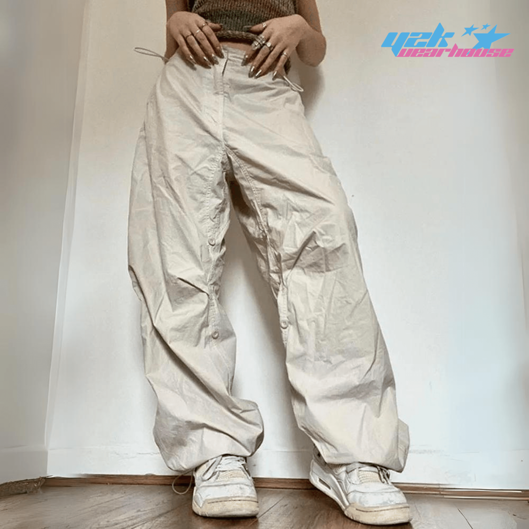 Baggy Hose Y2K Übergröße