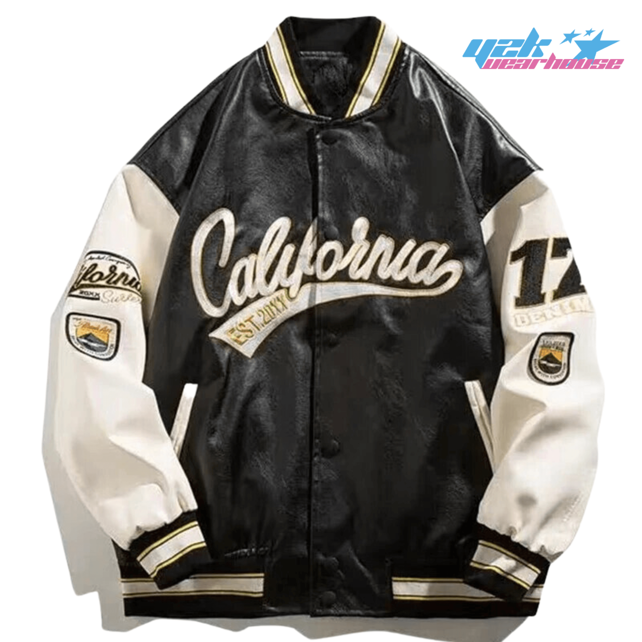 Black Pilot Jacket California Y2K