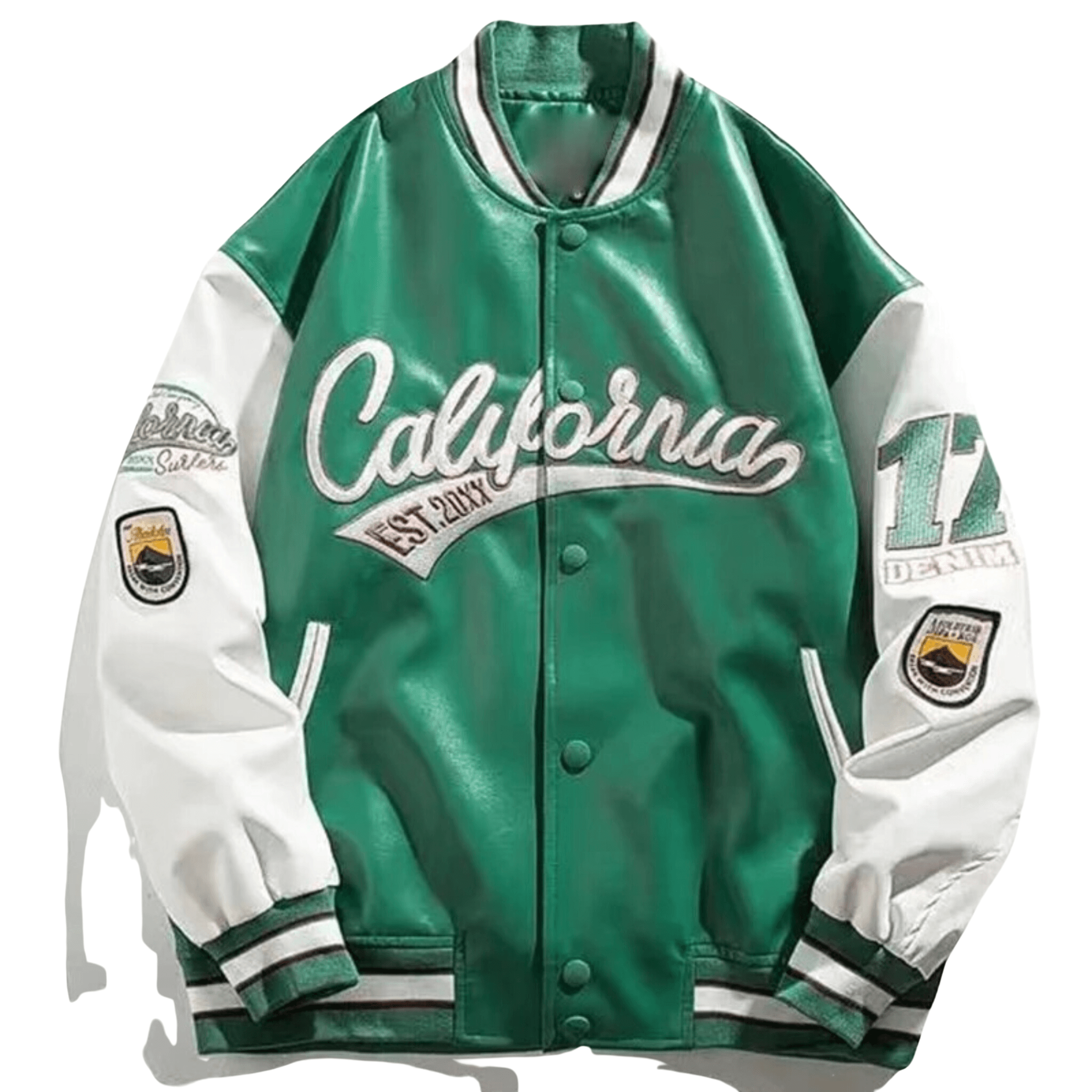 Y2K California Grüne Jacke