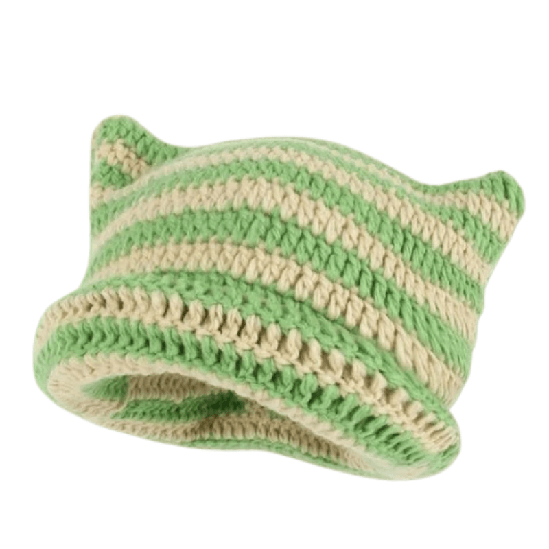 Cappello con orecchie di gatto