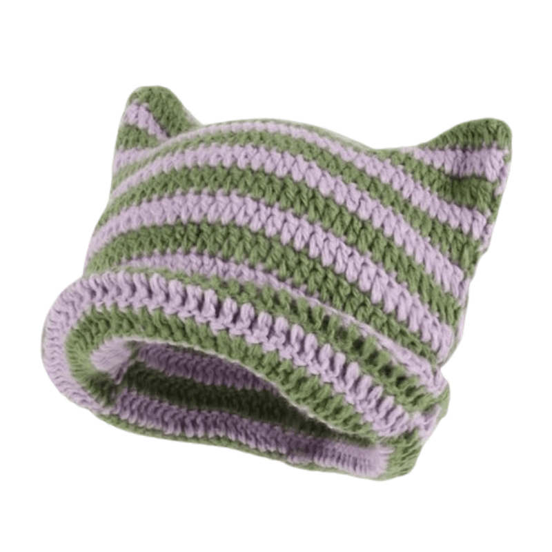 Cappello con orecchie di gatto