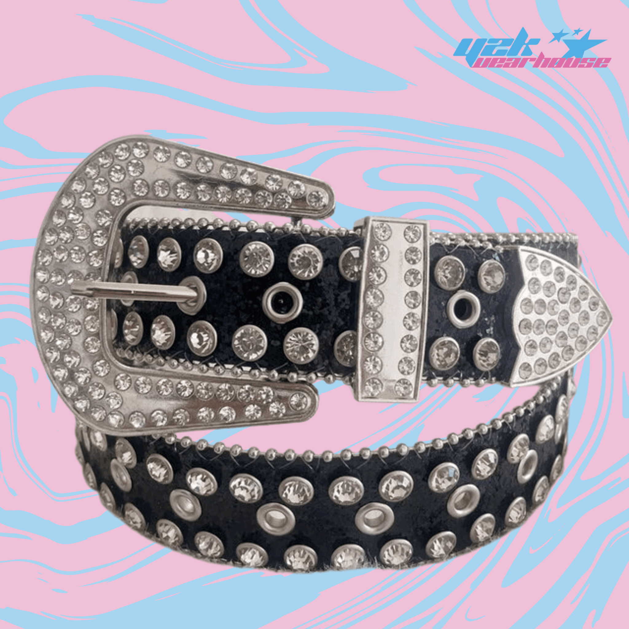 Ceinture Country Strass Y2K