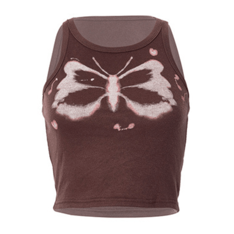 Crop Top Papillon