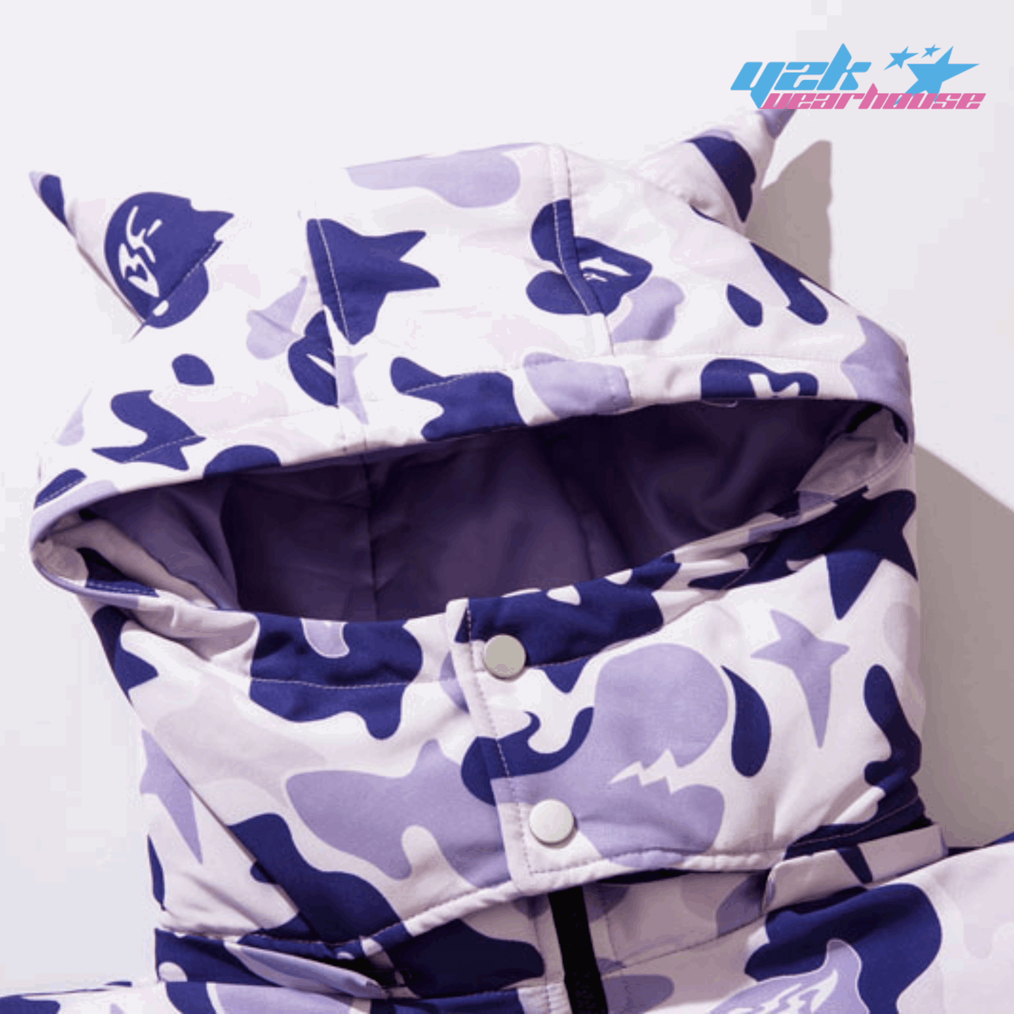 Doudoune Hiver Camouflage Y2K