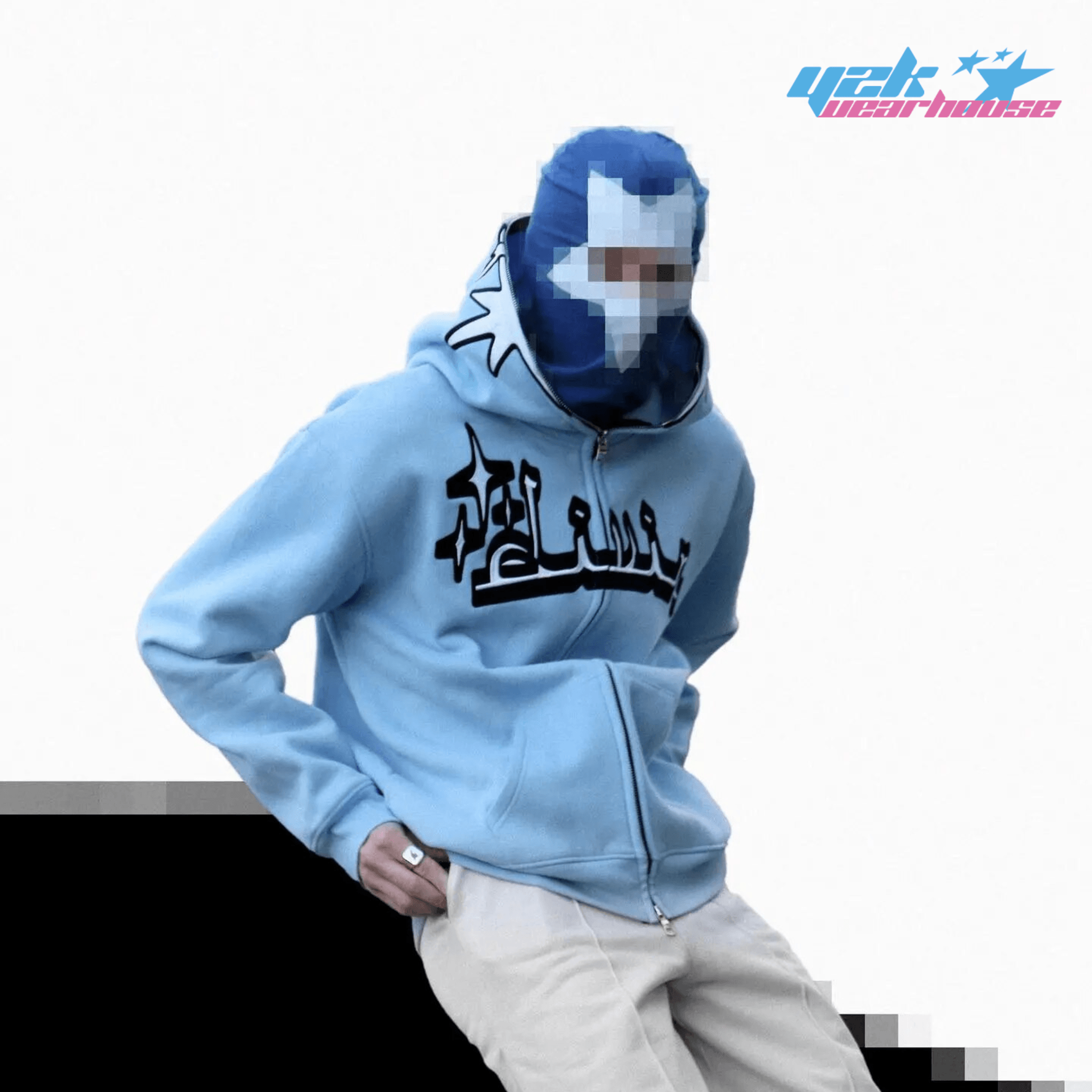 Full Zip Etoile Bleu Y2K