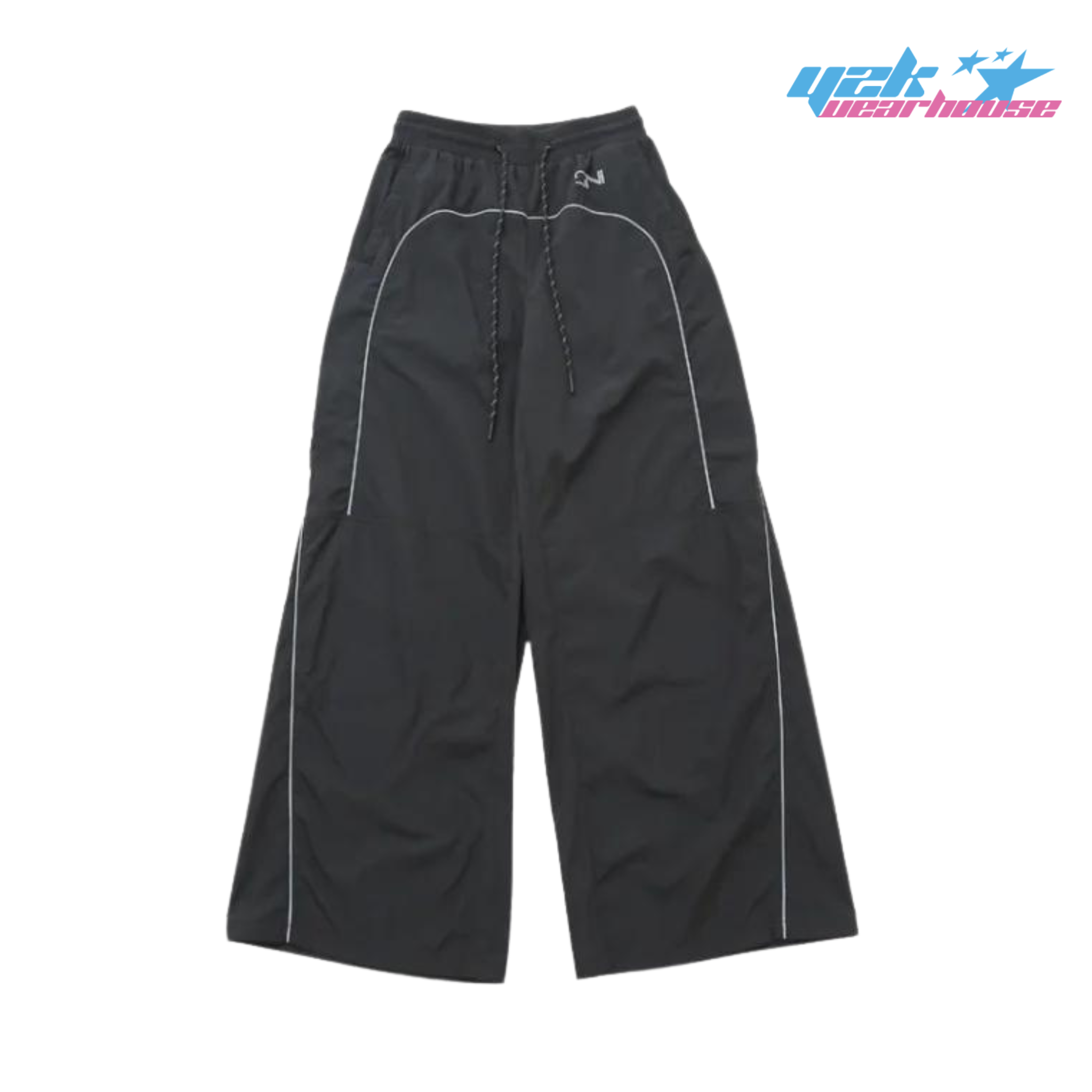 Black Y2K Baggy Joggers