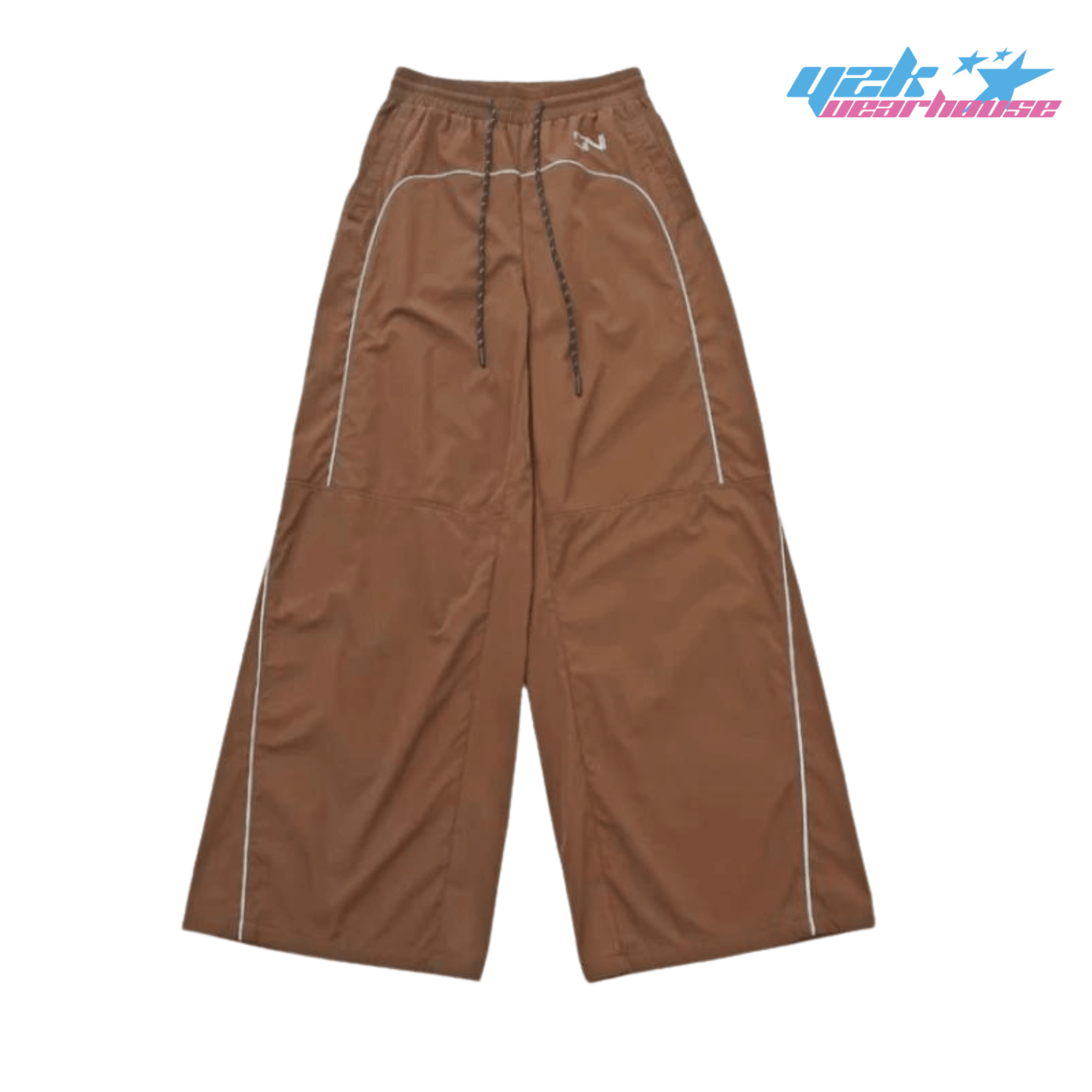 Brown Y2K Baggy Joggers