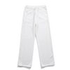 White Straight Pants