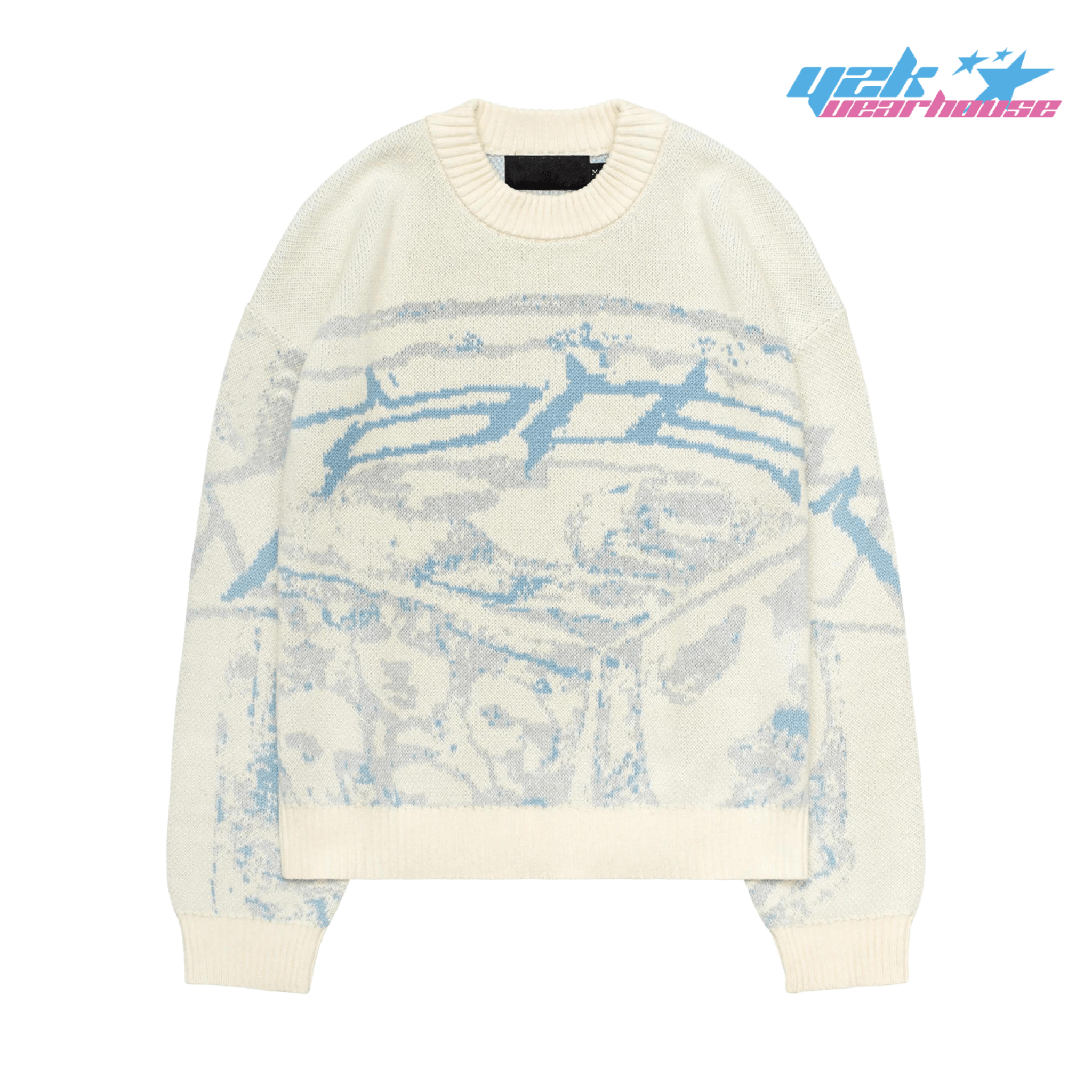 Harajuku Y2K Gestreifter Pullover