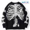 Maglione scheletro Y2K