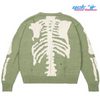 Suéter esqueleto vintage Y2K