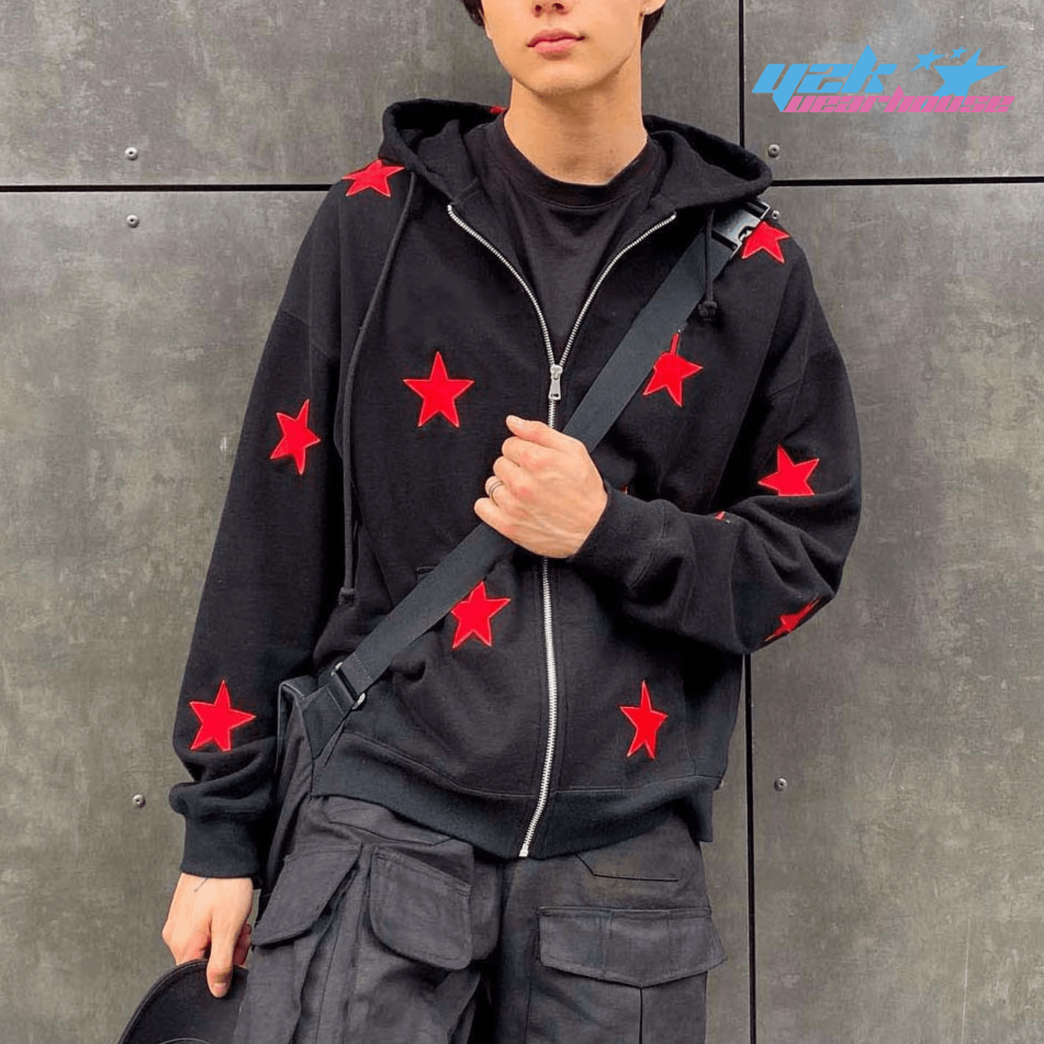 Y2K Red Star Jacket