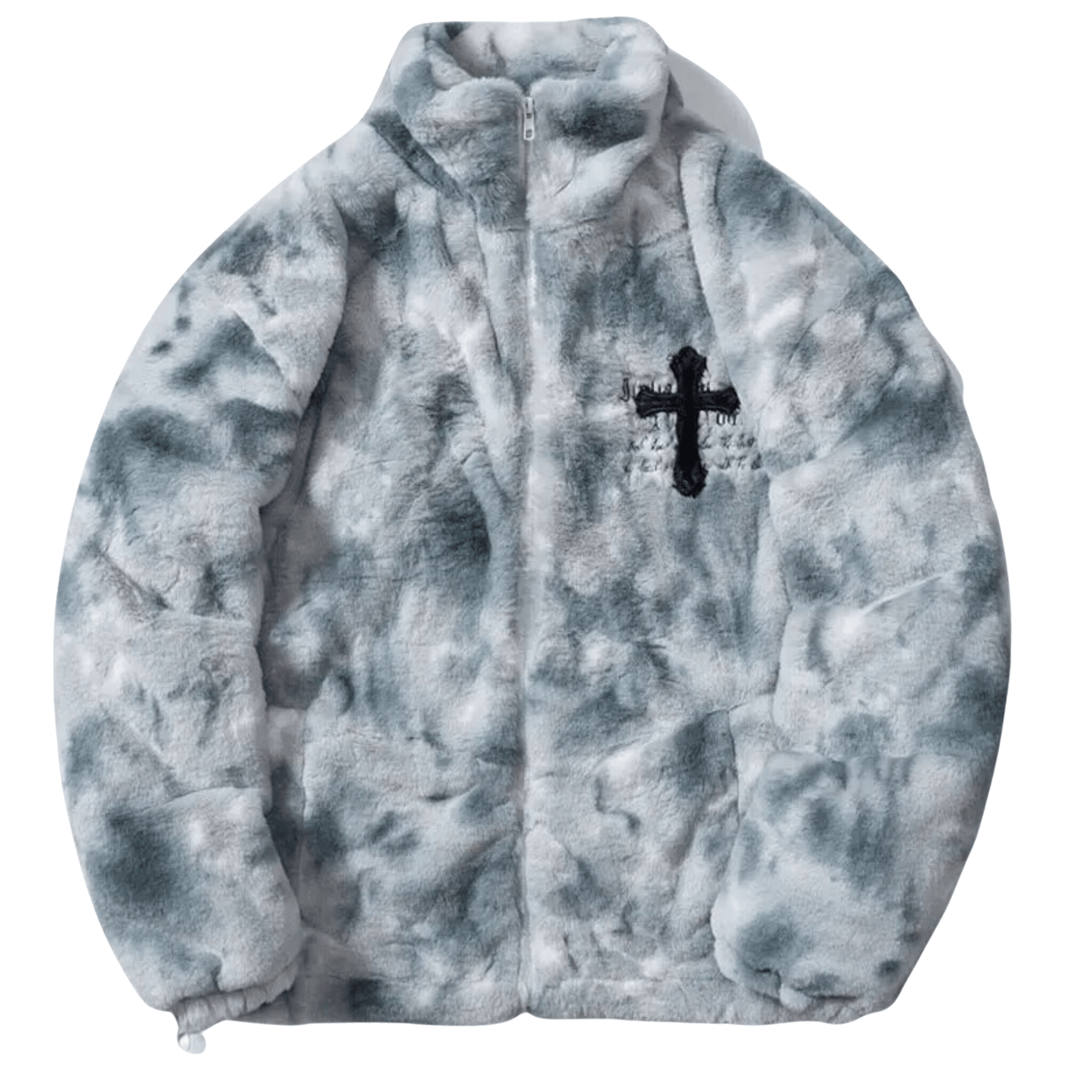 Y2K Cross Fleece Jacket