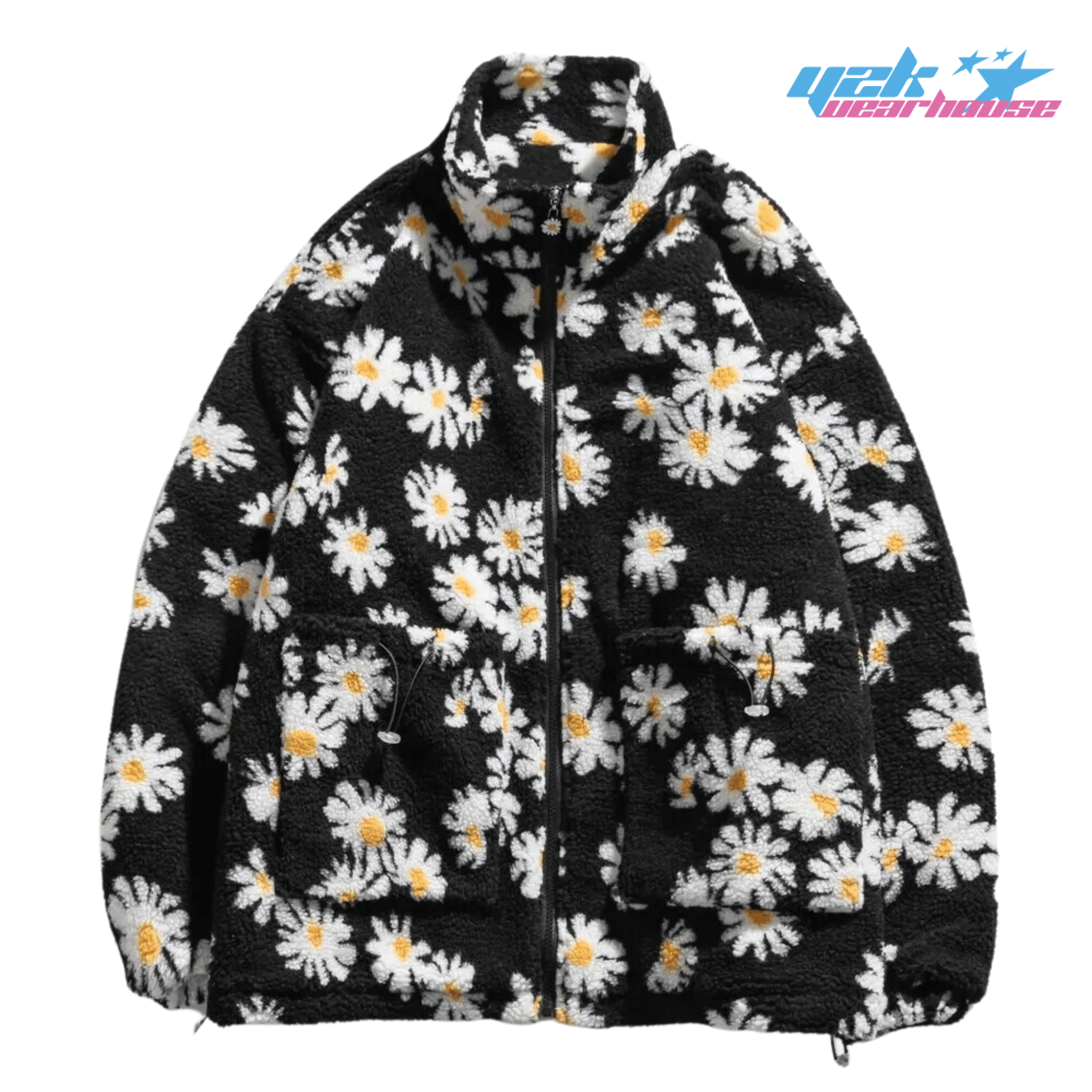 Y2K Blumen Jacke