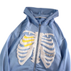 Y2K Skeleton ZIP Jacket