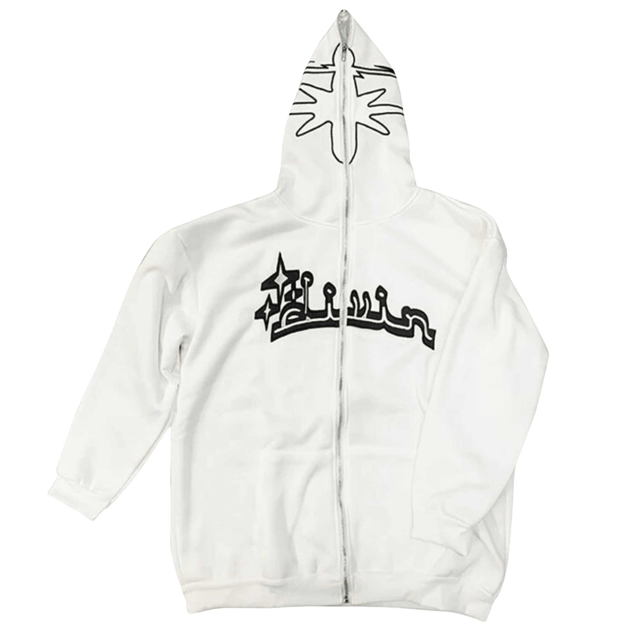 Full Zip Etoile Blanc Y2K