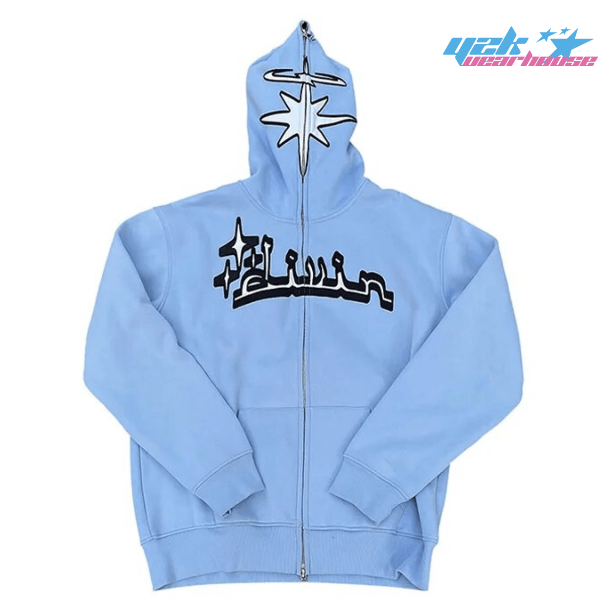 Full Zip Estrela Azul Y2K